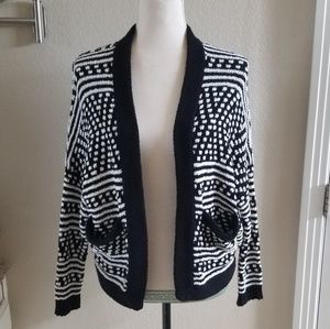Madewell Black And White Cardigan